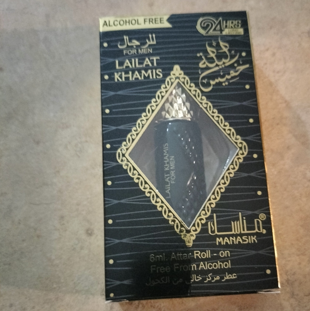 Lailat Khamis Manasik Attar Roll-On- Men's